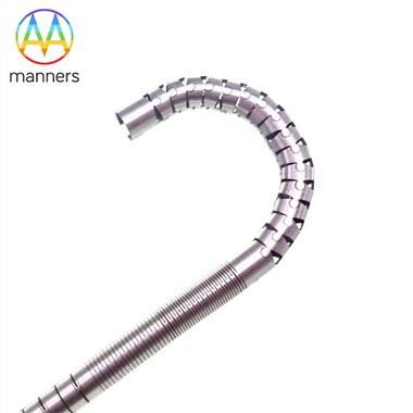 Tuyau flexible hypotube avec découpe au laser