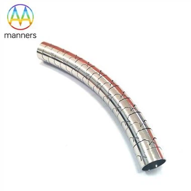 Tube flexible d'os de serpent d'endoscope de tube d'acier inoxydable