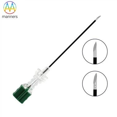 Aiguilles RF avec pointe pointue droite